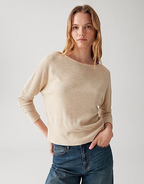 OPUS Langarmshirt SELLU Regular überschnittener Langarm, schmal zulaufend, günstig online kaufen