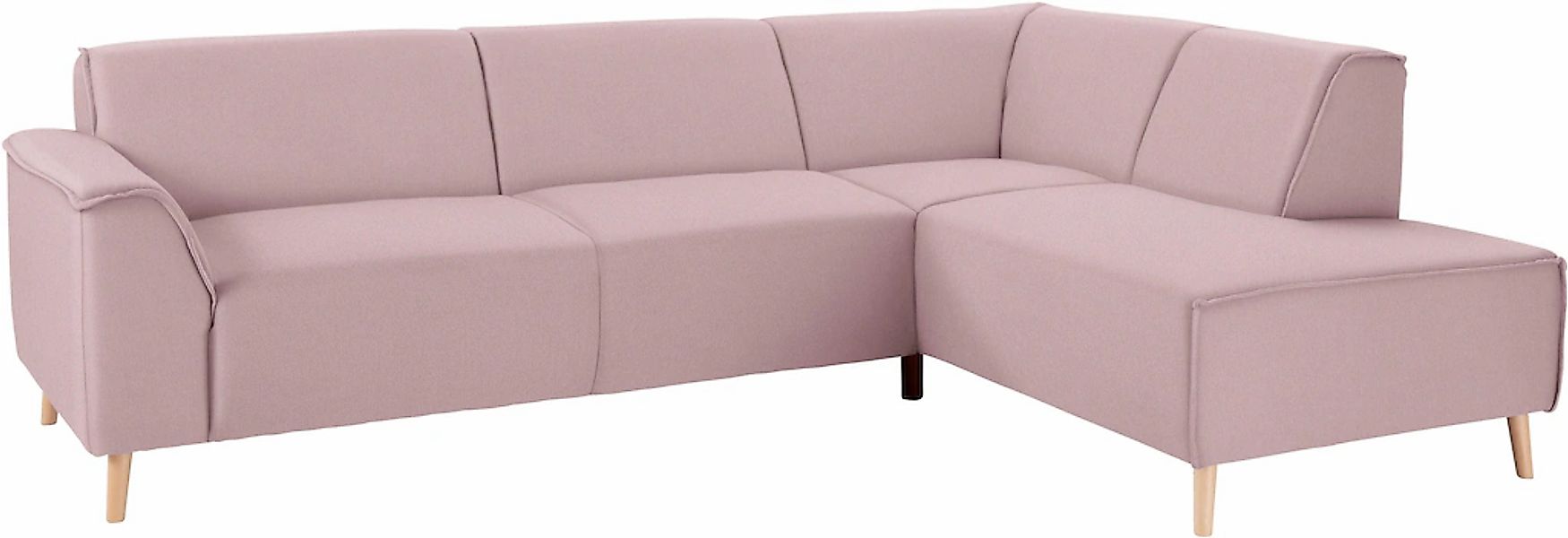 Home affaire Ecksofa "Janek Scandic Design, elegant und zeitlos, L-Form" mi günstig online kaufen