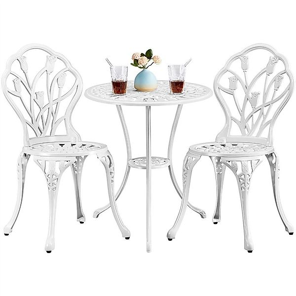 Yaheetech Balkonset, 3 TLG. Bistroset mit günstig online kaufen