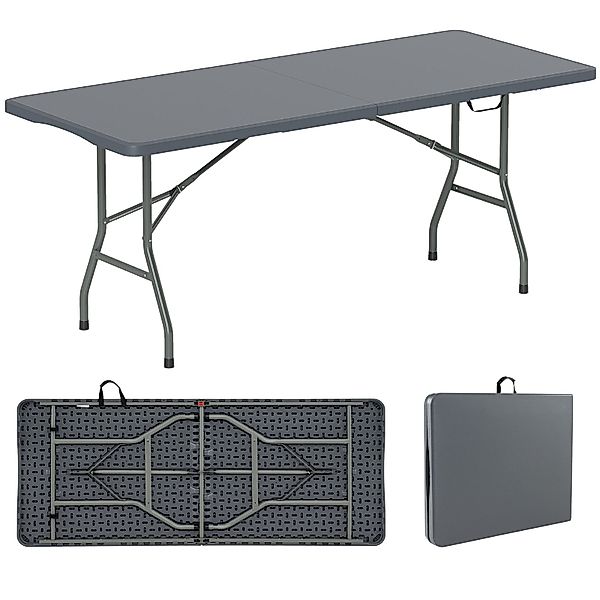 COSTWAY Campingtisch, 180cm tragbarer Klapptisch, bis günstig online kaufen