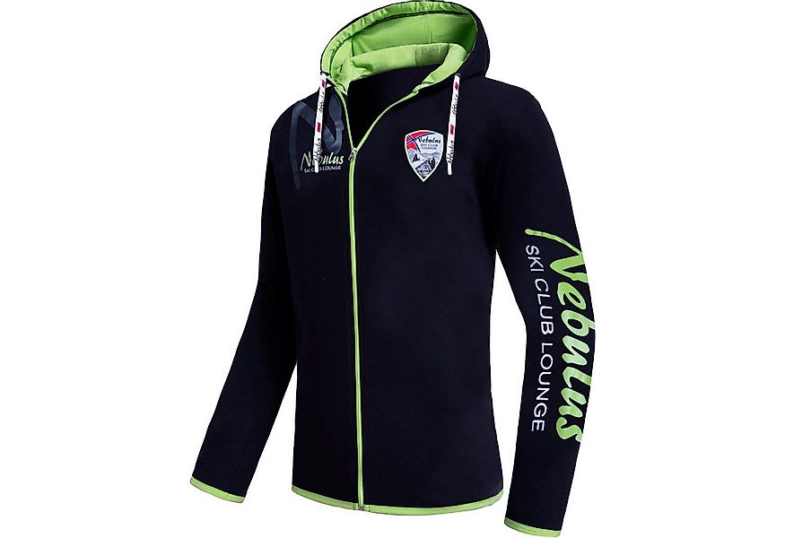 Nebulus Sweatjacke CLUBLOUNGE, P6380 - Herren, schwarz, L günstig online kaufen