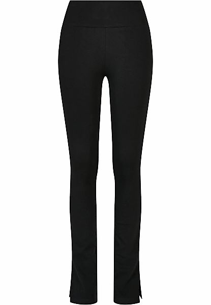 URBAN CLASSICS Leggings "Urban Classics Damen Ladies High Waist Side Slit L günstig online kaufen