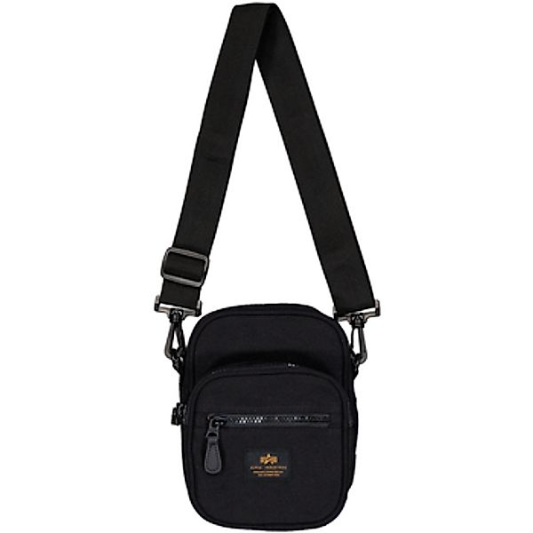Alpha Industries  Taschen Label Messenger Bag S - black günstig online kaufen