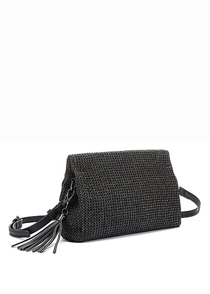 Vivance Umhängetasche Clutch, Handtasche,Schultertasche,Basttasche,Tragetas günstig online kaufen