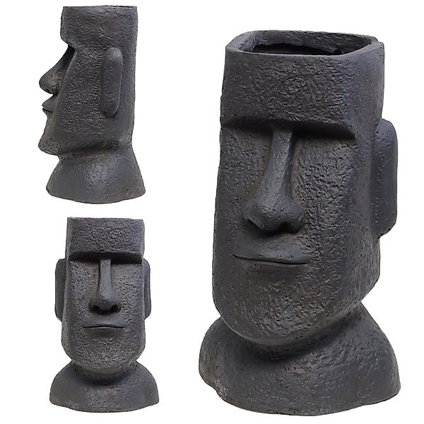 HAGO Buddhafigur Blumentopf Moai Osterinsel Eye-Catcher günstig online kaufen