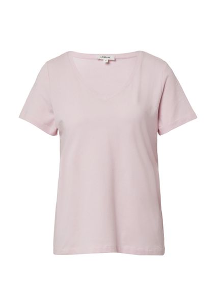 s.Oliver Kurzarmshirt T-Shirt T-Shirt mit V-Ausschnitt günstig online kaufen