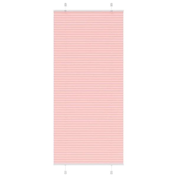 vidaXL Plissee Rosa 90x200 cm Stoffbreite 89,4 cm Polyester 4015464 günstig online kaufen