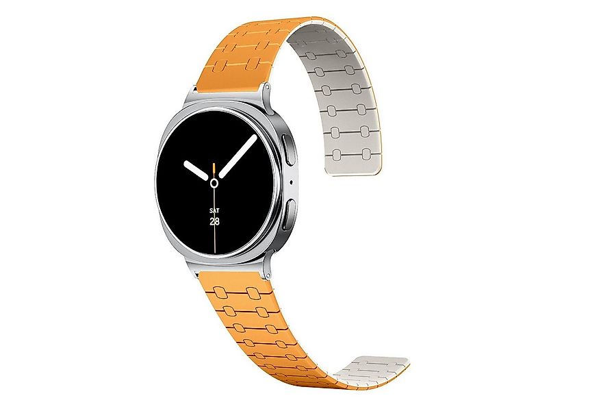 Wigento Smartwatch-Armband Für Samsung Galaxy Watch 8 / 8 Classic Color Sil günstig online kaufen