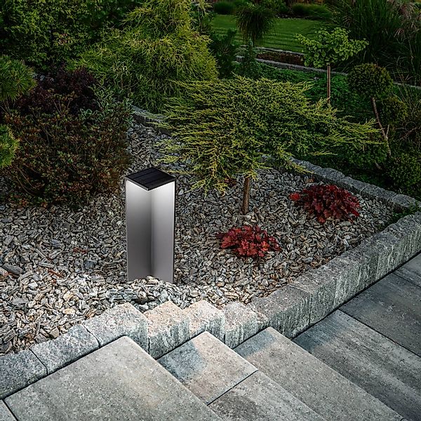 LED-Solarwegeleuchte Fold, dunkelgrau, Bewegungsmelder, IP54 günstig online kaufen