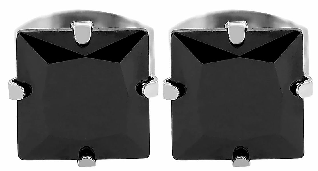 Adelia´s Paar Ohrhänger "Damen Ohrringe – Ohrstecker aus Edelstahl mit Zirk günstig online kaufen