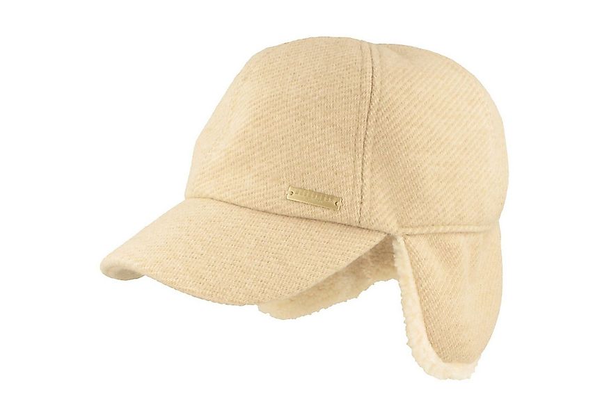 Seeberger Schiebermütze Baseball-Cap in Strickoptik mit Ohrenschutz günstig online kaufen