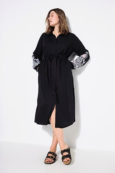 Studio Untold Midikleid Hemdblusen-Midikleid A-Linie bestickte günstig online kaufen
