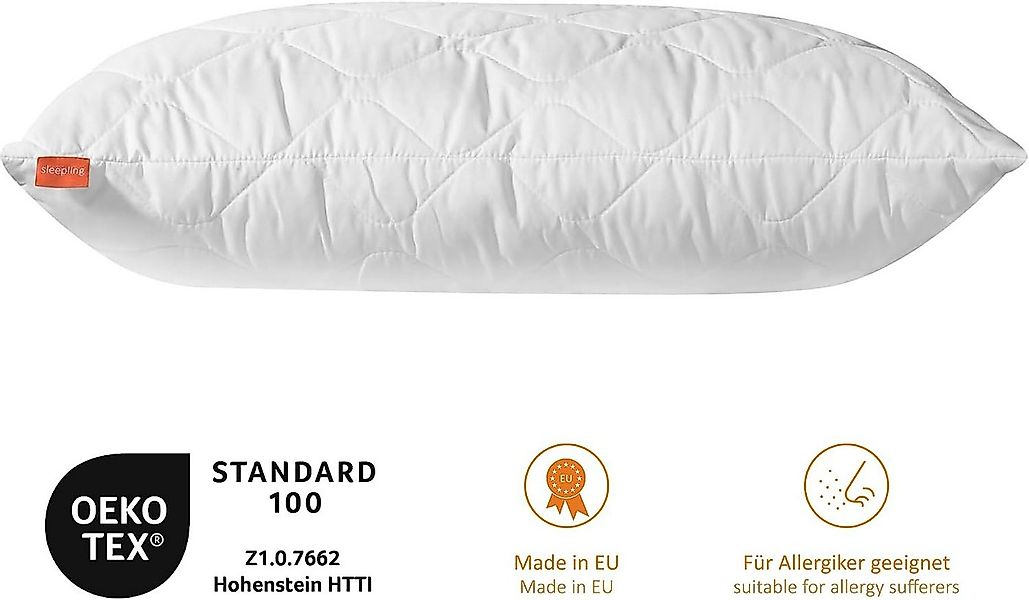 sleepling Kopfkissen Basic 200, Füllung: 100% Klima Faser, Bezug: Mischgewe günstig online kaufen