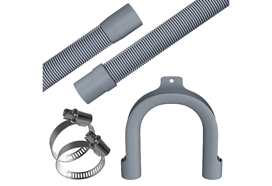 VIOKS Ablaufschlauch Set Schlauch 4m 19/22mm 2x Schellen, 1x Haltebogen, fü günstig online kaufen