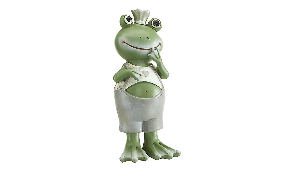 HOME STORY Deko Frosch   ¦ grün ¦ Polyresin (Kunstharz) ¦ Maße (cm): B: 6,8 günstig online kaufen