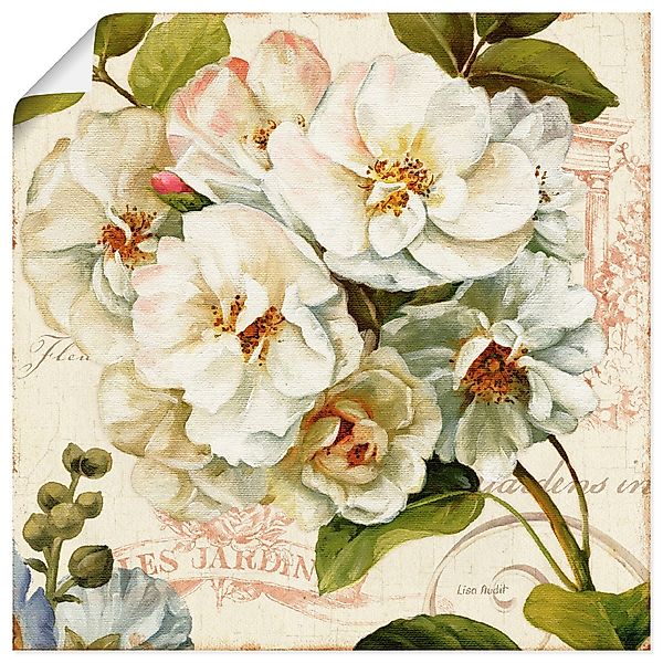 Artland Wandbild Garten III, Blumen (1 günstig online kaufen