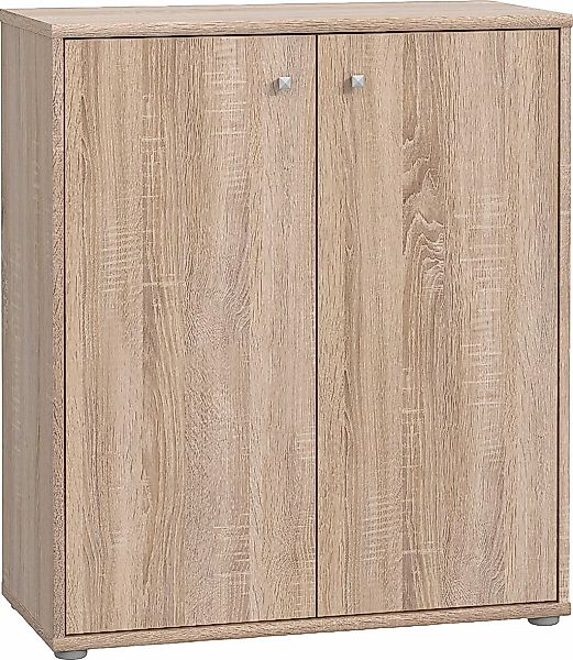 FORTE Kommode "Tempra, Kommode, 2 große Türen, Höhe 85,5 cm" Breite 73,7 cm günstig online kaufen