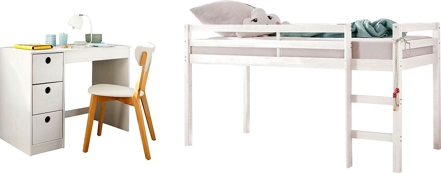OTTO home Jugendzimmer-Set »Alpi« Spar-Set, 2 Stk. tlg. Hochbett und Schrei günstig online kaufen