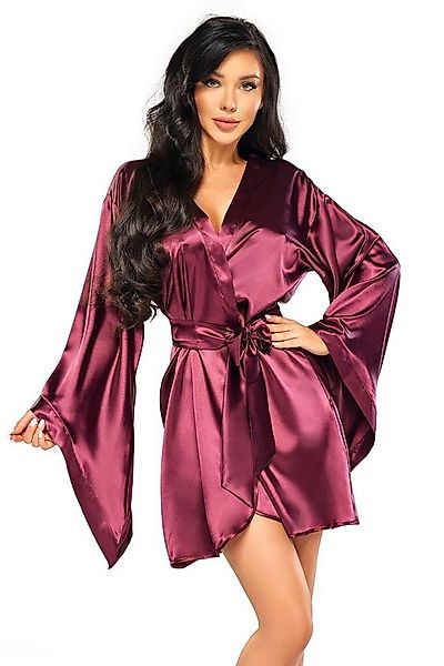 Beauty Night Fashion Negligé Morgenmantel Samria burgunderrot Kimono + Stri günstig online kaufen