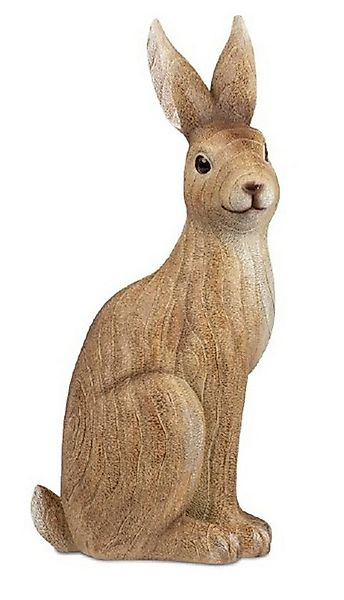 formano Dekofigur Hase sitzend in Holz-Optik 19x42 cm (1 St) günstig online kaufen