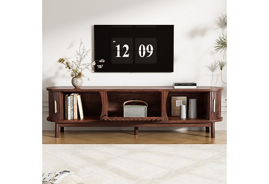 STILVORA Lowboard TV-Schrank mit Schiebetür&klappbarer Schranktür,für TV bi günstig online kaufen