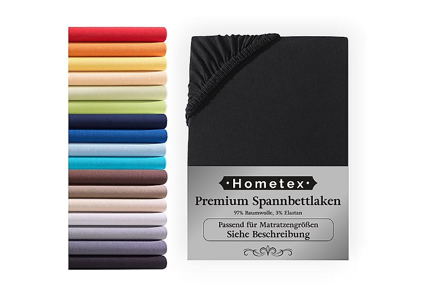 Hometex Premium Textiles Spannbettlaken Premium Boxspringbett Spannbetttuch günstig online kaufen