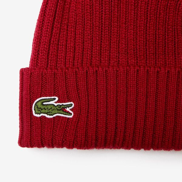 Lacoste Strickmütze Accessoires - Mütze (bordeaux) günstig online kaufen