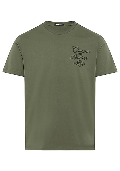 Replay T-Shirt mit Print, Rundhalsausschnitt günstig online kaufen