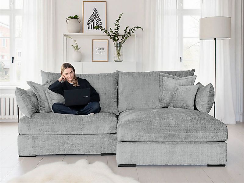Home affaire Ecksofa "Casa XXL L-Form, Breite 247 cm" Mega-Sofa, Cord oder günstig online kaufen