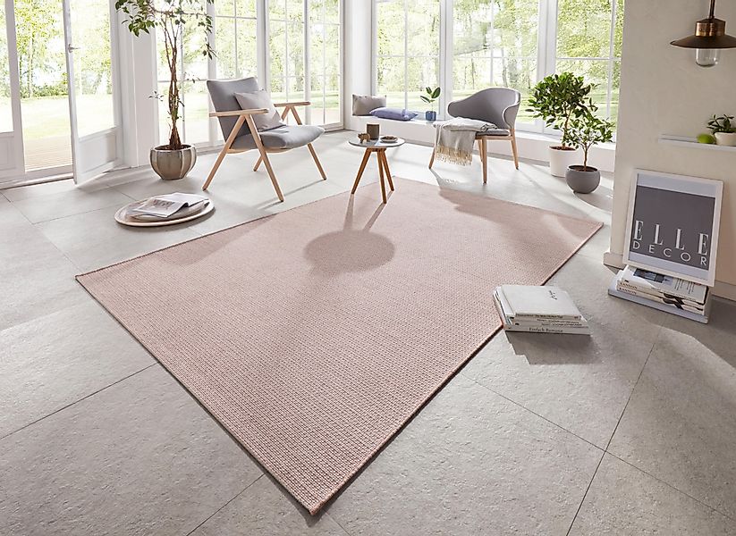 ELLE DECORATION Teppich »Millau«, rechteckig, 4 mm Höhe, Flachgewebe, In-& günstig online kaufen