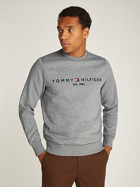 Tommy Hilfiger Sweatshirt TOMMY LOGO SWEATSHIRT mit Rundhals und Stickerei günstig online kaufen