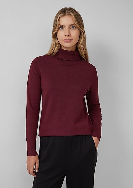s.Oliver Strickpullover Feinstrickpullover aus Viskosemix mit günstig online kaufen