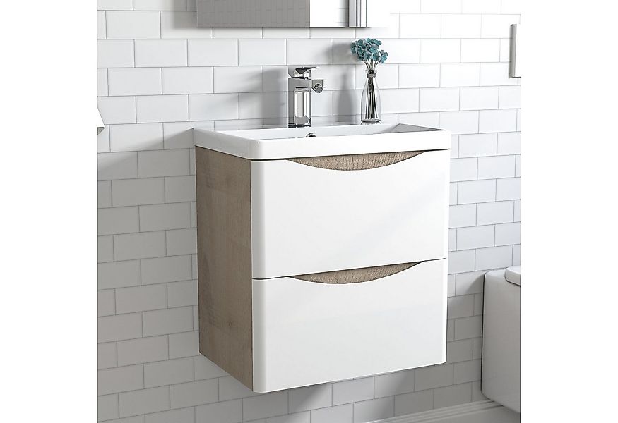 duschspa Waschtisch Waschbecken mit Unterschrank Badmöbel Set Waschtisch mi günstig online kaufen