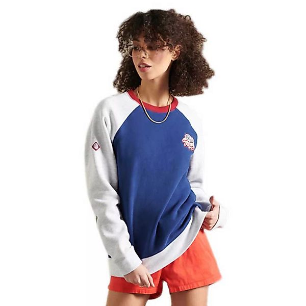 Superdry Collegiate Athletic Sweatshirt XS Pilot Mid Blue günstig online kaufen