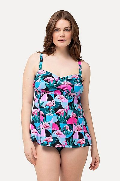 Ulla Popken Tankini Tankini Flamingos Softcups Träger verstellbar günstig online kaufen