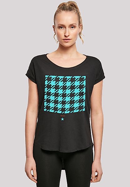 F4NT4STIC T-Shirt "Hahnentritt Karo blau", Print günstig online kaufen