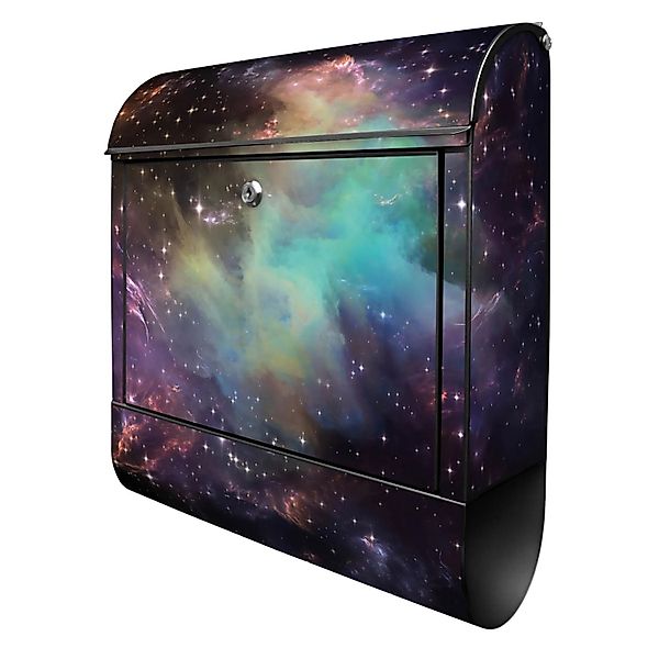 Banjado Design Briefkasten Schwarz Pulverbeschichtet 39x47x14cm 2 Schlüssel günstig online kaufen