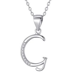 Morella Kette mit Anhänger Buchstabenkette Halskette günstig online kaufen
