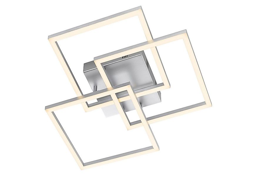 casa NOVA LED Deckenleuchte ANUBIS, 3-flammig, Aluminiumfarben, Weiß, Metal günstig online kaufen