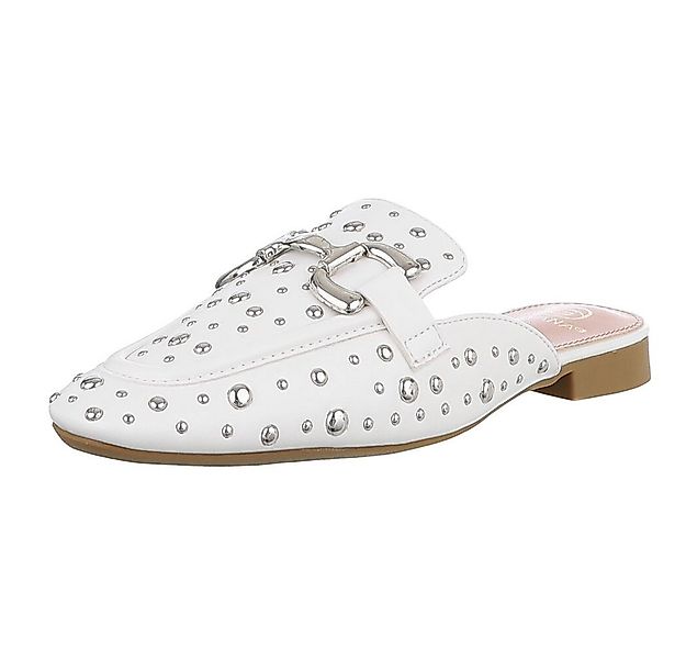 Ital-Design Damen Mules Freizeit Pantolette (88930213) Blockabsatz Pantolet günstig online kaufen