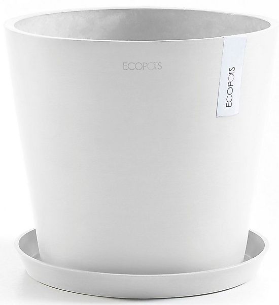 ECOPOTS Blumentopf Amsterdam 30 + Wassersystem Weißgrau, für innen und auße günstig online kaufen