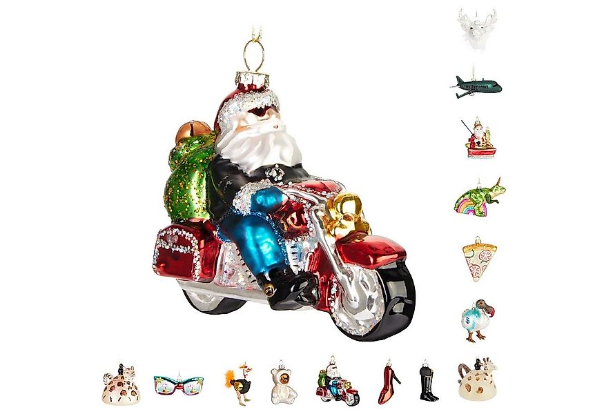 BRUBAKER Weihnachtsbaumkugel Lustige Weihnachtskugel aus Glas - Handbemalt günstig online kaufen