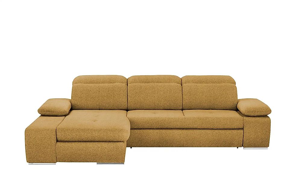 switch Ecksofa aus Mikrofaser Avilla ¦ gelb ¦ Maße (cm): B: 285 H: 86 T: 18 günstig online kaufen