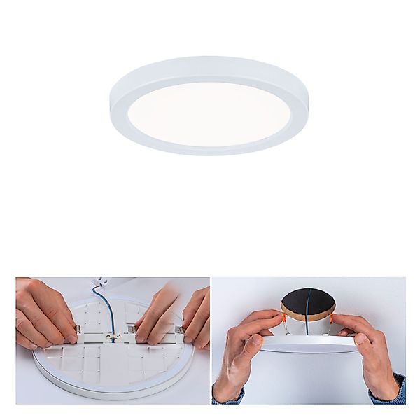Paulmann "VariFit LED Einbaupanel Areo IP44 rund 118mm 6,5W 500lm 4000K Wei günstig online kaufen