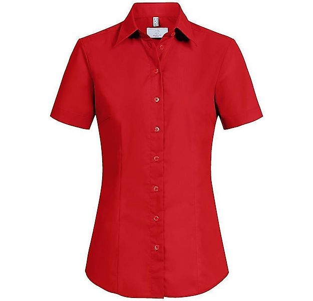 GREIFF Kurzarmbluse Greiff Corporate Bluse Damen BASIC Regular-Fit Rot 46 günstig online kaufen