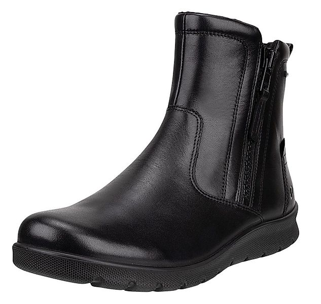 Ecco Stiefelette Barbett Boot Zip GTX (Premium-Leder, wasserdicht) schwarz günstig online kaufen