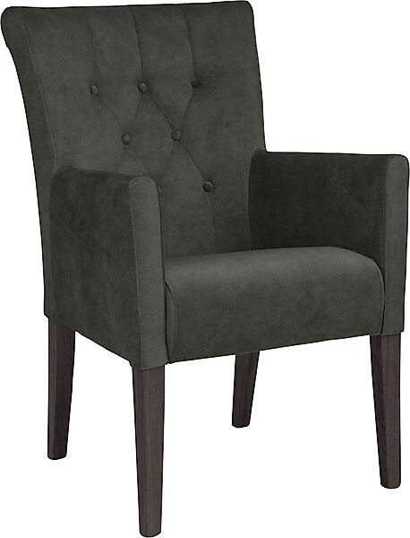 Home affaire Esszimmerstuhl »King« () 1 Stk. Samtvelours Esszimmerstuhl mit günstig online kaufen