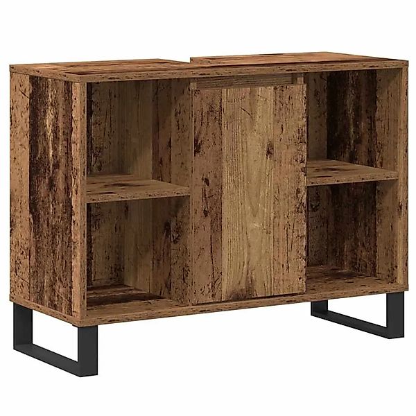 vidaXL Badezimmerschrank mit Tür Altholz 80 x 33 x 60 cm Holzwerkstoff 8738 günstig online kaufen
