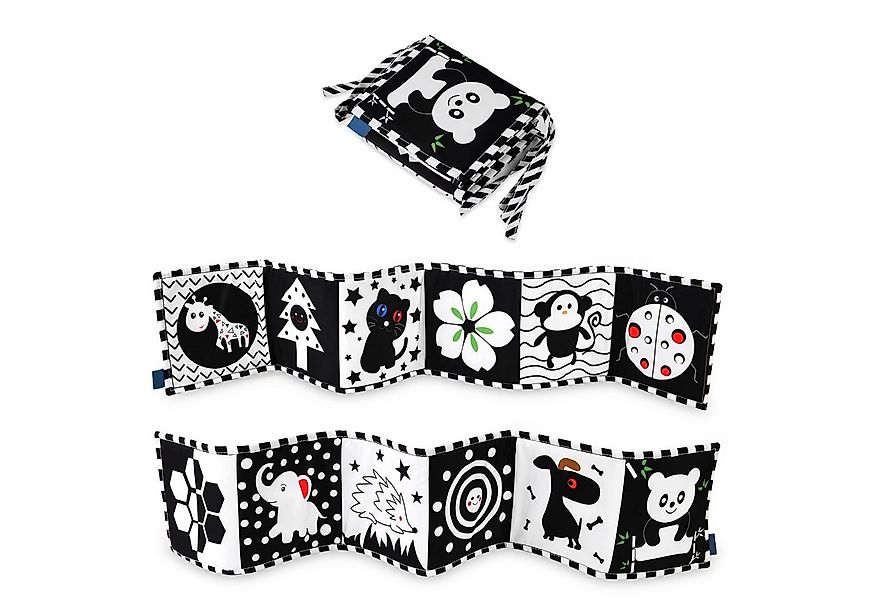 CLTYQ Lernspielzeug Schwarz-Weiß Stoffbuch, Bilderbuch aus Stoff, Geschenki günstig online kaufen