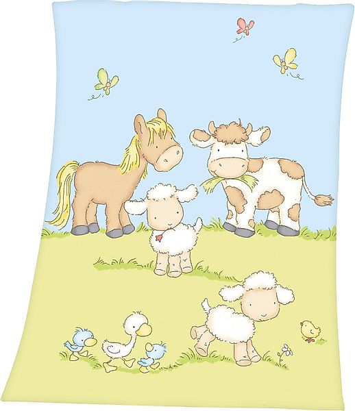 Babydecke Bauernhoftiere, Baby Best, mit tollen günstig online kaufen